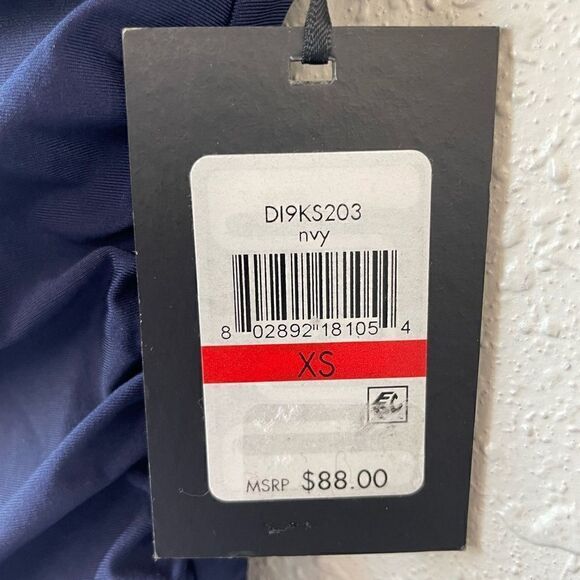NWT DKNY Navy Blue Tankini and Matching Bottoms Size 6 - Picture 6 of 11